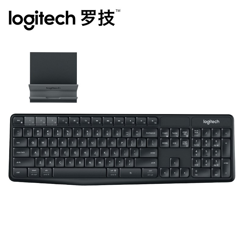 罗技(Logitech) K375s 无线蓝牙键盘办公便捷键盘IPAD手机平板办公便捷键盘