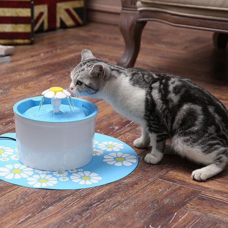 宠物饮水机猫狗喝水盆自动循环电喂水器喷泉智能饮水器滤芯 绿色饮水机【不含垫】_189