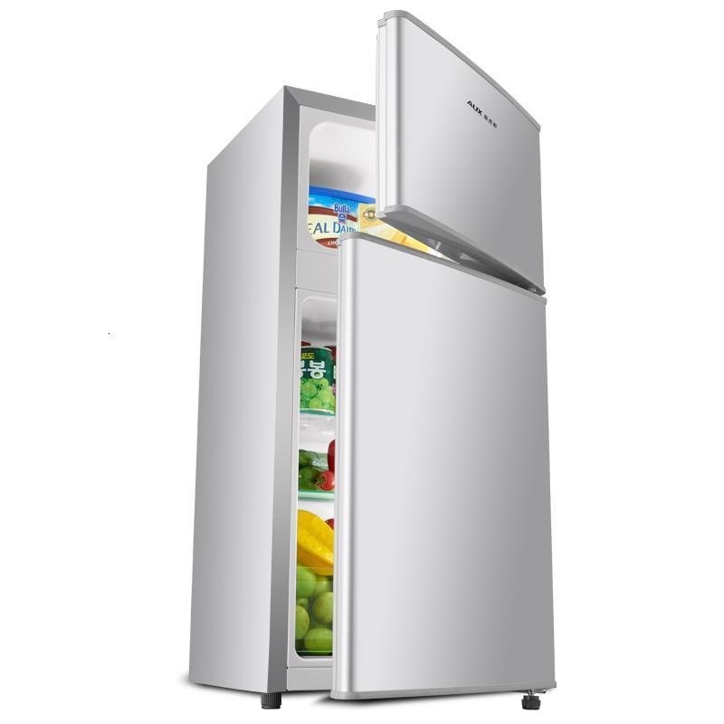 奥克斯(aux)租房小冰箱家用小型宿舍用电冰箱双冷藏冷冻迷你三冰箱 50