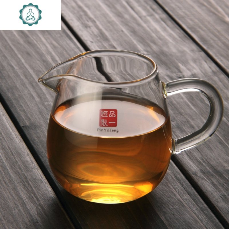 F加厚耐热玻璃公道杯 大容量茶海茶漏台湾分茶器大号茶滤750ml包 封后 型号：C200L容量：250ML