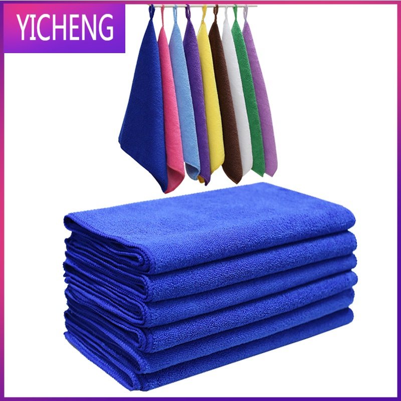 保洁专用毛巾吸水加厚抹布擦地板擦桌子厨房用品家用洗碗布 YICHENG 10条中厚混色30*40cm7C擦厚擦E