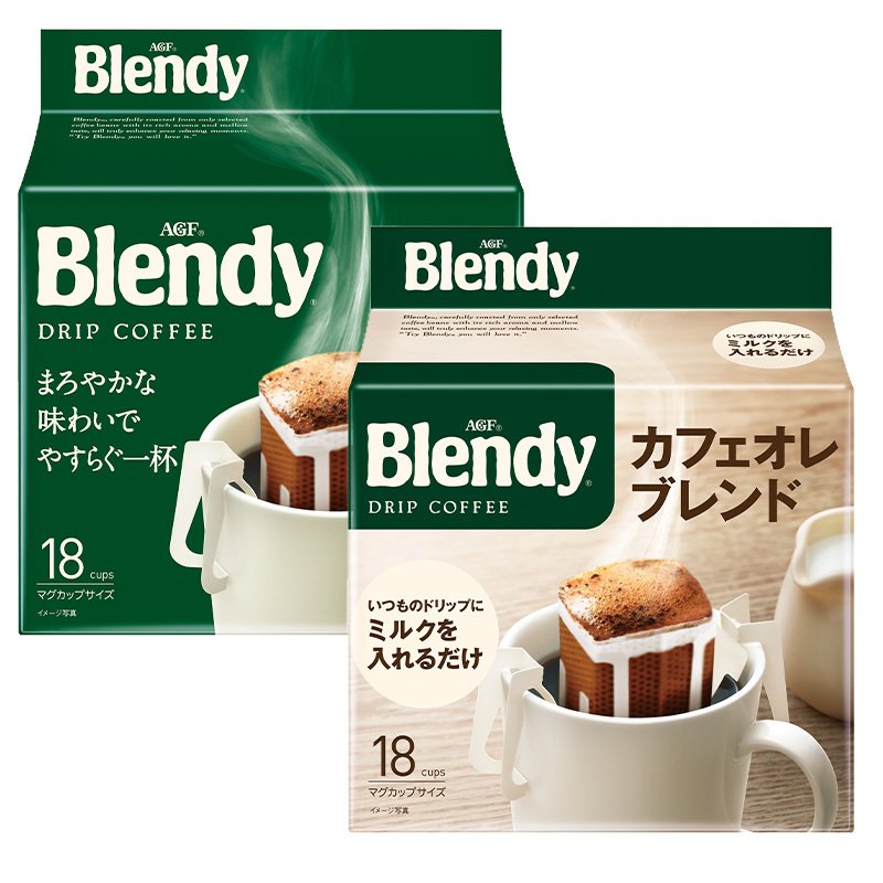 AGF Blendy挂耳咖啡原味浓郁18P