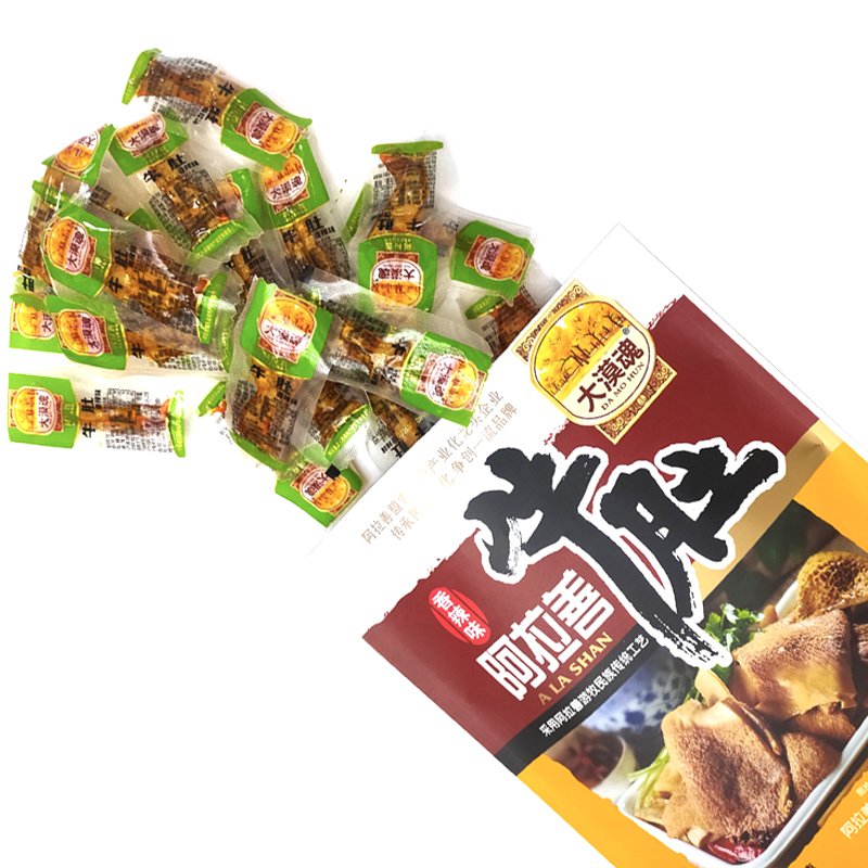 大漠魂 阿拉善特色风味小吃牛肚 香辣味纸袋装250g