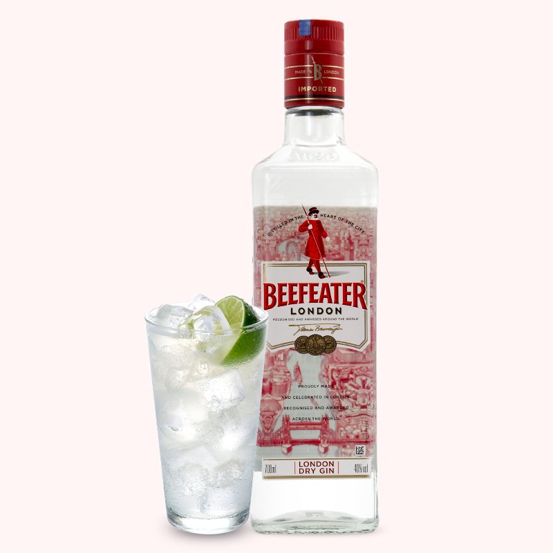 必富达金酒 BEEFEATER GIN 进口洋酒杜松子酒琴酒鸡尾酒基酒调酒