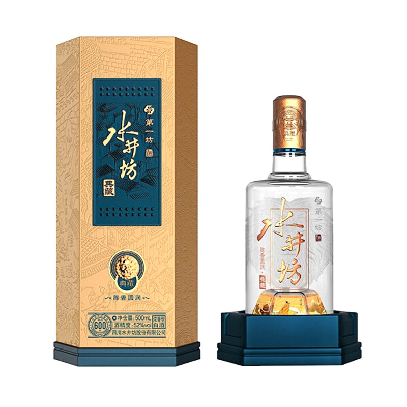 【官方授权】水井坊 典藏大师版 浓香型高端白酒 52度 500ml 单瓶（新包装）