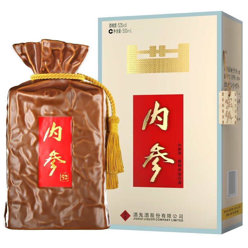 酒鬼酒 内参酒52度500ml*6瓶整箱装 馥郁香型国产白酒