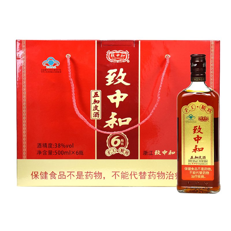 致中和 38度手工精致500ml*6瓶