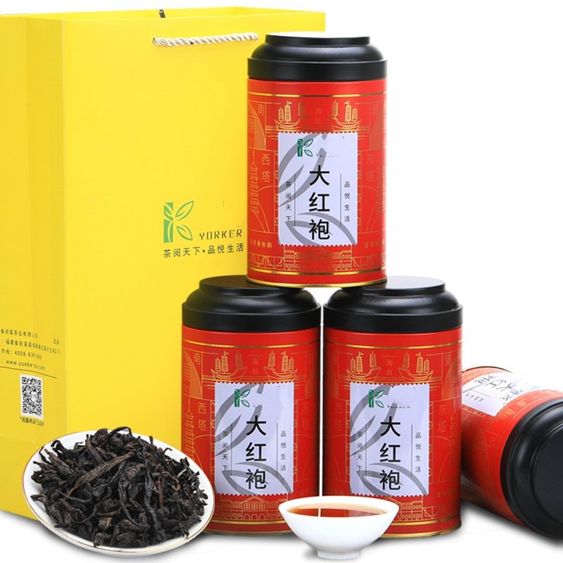 大红袍茶叶礼盒装 武夷山岩茶浓香型新茶散罐装肉桂乌龙茶86F5H8VNRRLYDQVBHEMIPEMSKIHYBNIWK