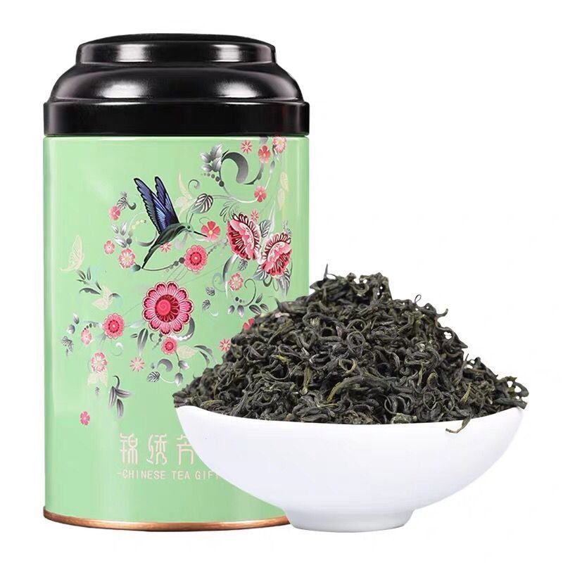 福岗 茶叶碧螺春绿茶2022新茶特级浓香型散装罐装125g