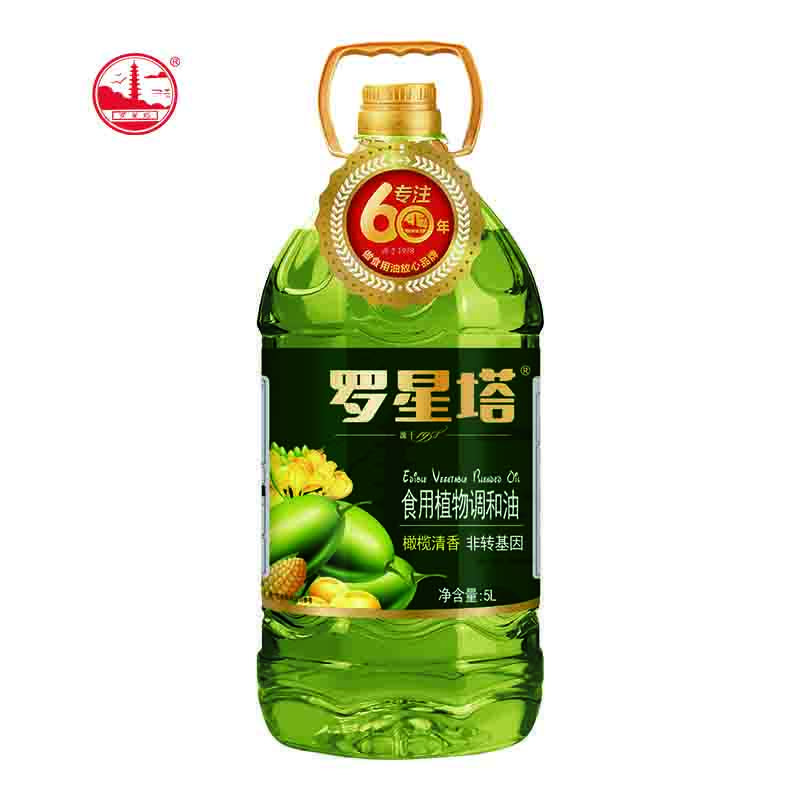 罗星塔 非转橄榄清香食用植物调和油 5L