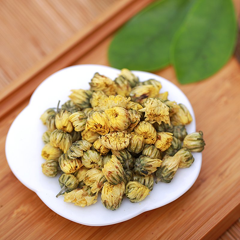 福岗 菊花茶茶叶白菊胎菊王散装花茶250g