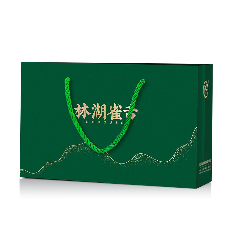 川红茶叶 特级雀舌绿茶礼盒装60g