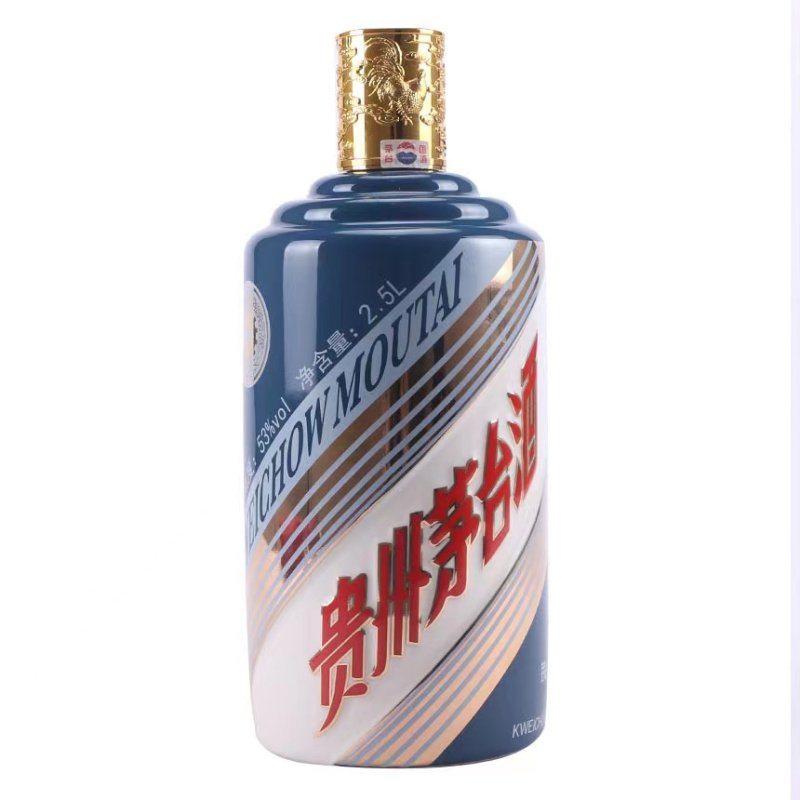 【酒别重逢】贵州茅台酒 丁酉鸡年生肖纪念酒53度2500ml（5斤装）酱香型白酒 单瓶装