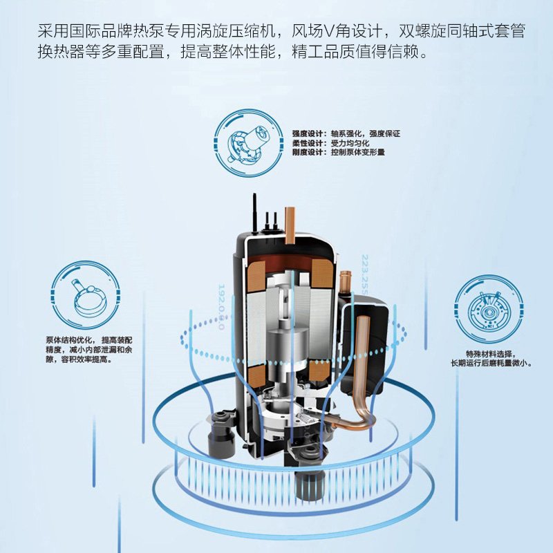 海尔（Haier）空气能热水器 商用循环式热泵热水器【天泓】5匹5000升适合80-120人