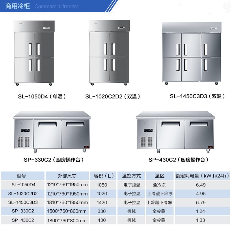 Haier/海尔冷柜/冰吧SP-230C/D2不锈钢