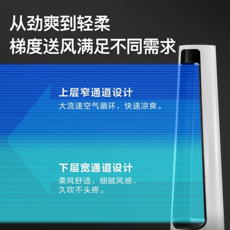 美的AMS150-C无叶风扇空气净化扇家用电扇立式落地扇静音塔扇遥控_4