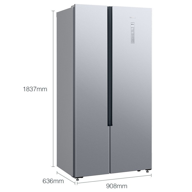 SIEMENS/西门子 BCD-500W(KX50NA41TI) 500升 变频风冷无霜冰箱双开门对开门冰箱 超薄