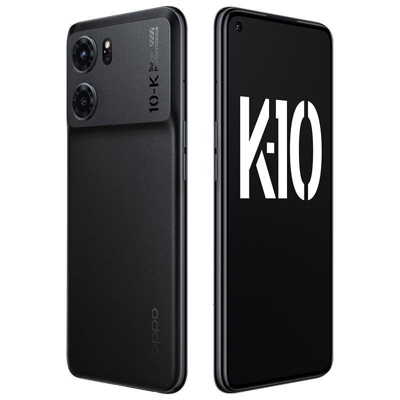 OPPO K10手机 暗夜黑 8GB+256GB 6400W超清三摄 天玑8000MAX芯片