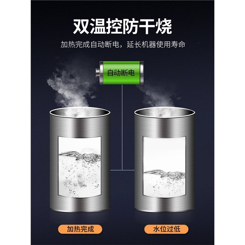 奥克斯(AUX)台式饮水机小型家用迷你桌面办公室宿舍制冷热新款上置水桶(r7N)_5