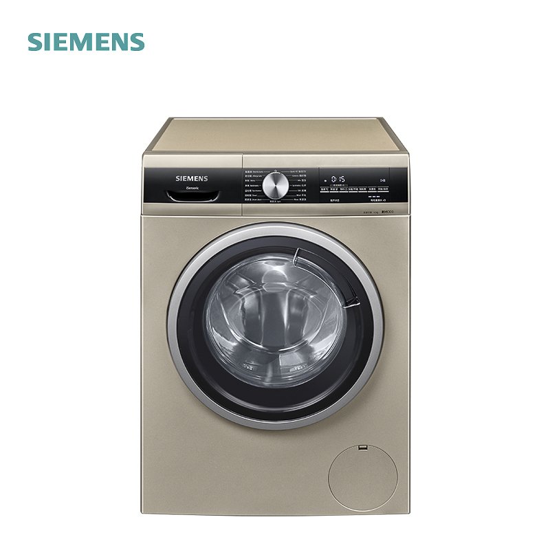 西门子(SIEMENS) 10公斤大容量滚筒洗衣机 健康除菌专业洗涤 BLDC变频电机 WG52A1U30W