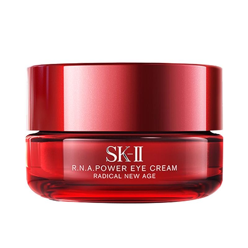 SK-II 日本 进口美之匙SK2/SKII大眼眼霜RNA肌源修护焕采眼霜 淡化细纹修护眼周 大红瓶眼霜15g