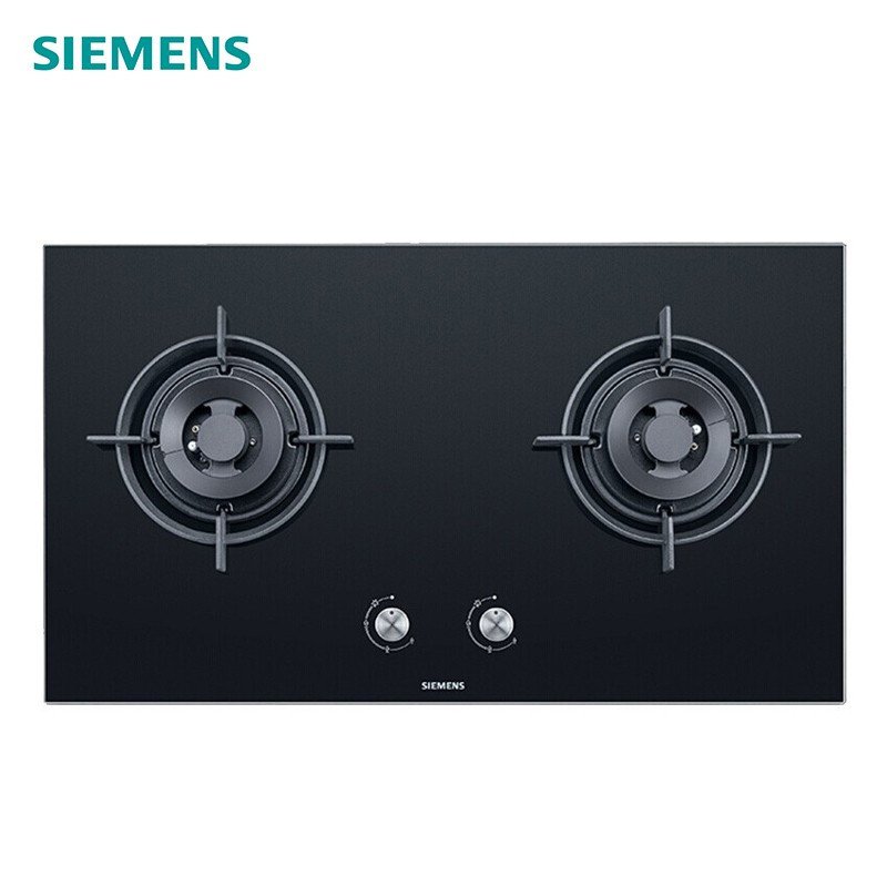 西门子（SIEMENS）天然气灶具 高效大火力 钢化玻璃面板 家用 嵌入式双灶 ER8MA23JMP 4.2KWA用88