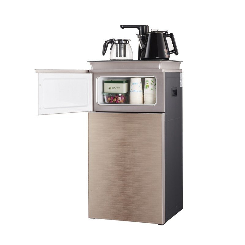 沁园(truliva) 全自动温热型双壶饮水机下置式家用办公用养生茶吧机