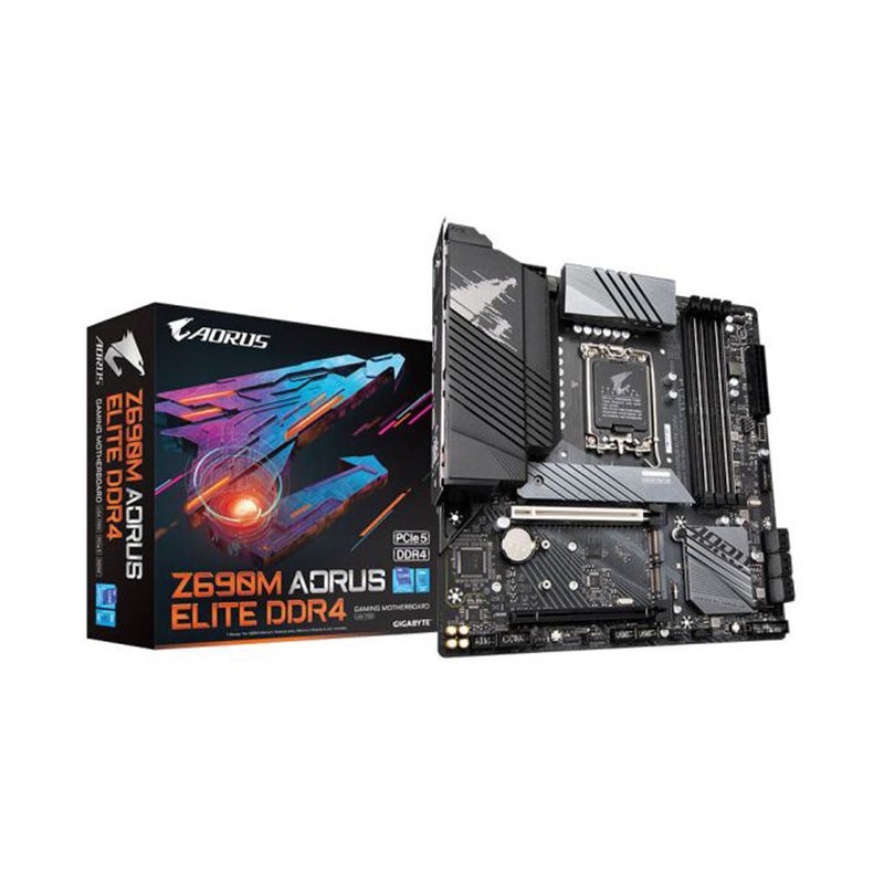 技嘉 Z690M AORUS ELITE DDR4主板 支持 DDR4内存/CPU 12700K/12600K