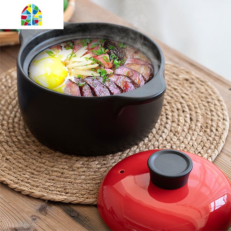 砂锅炖锅家用耐高温小汤煲瓦罐耐热煤气灶煲仔饭煮粥陶瓷大号汤锅