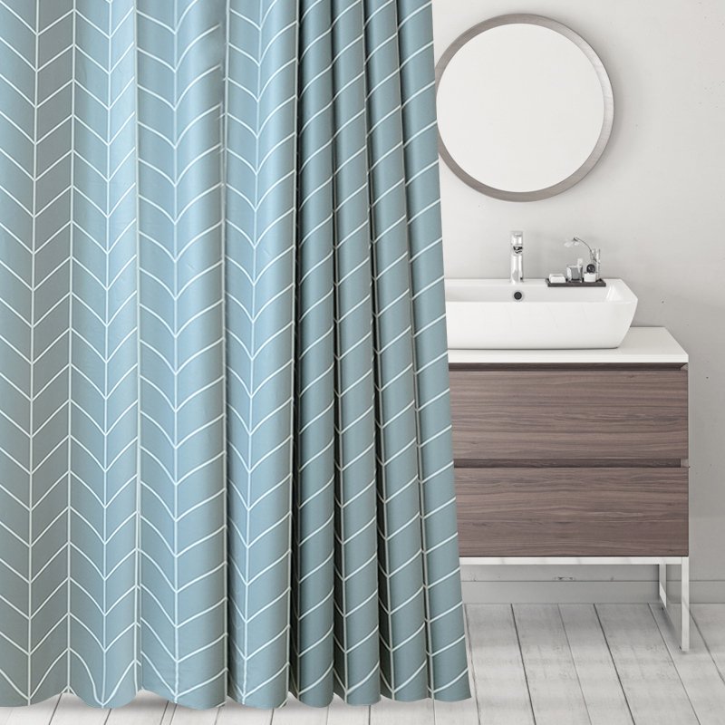 浴室浴帘ciaa防水隔断帘挂帘浴帘套装免打孔伸缩杆淋浴帘窗帘布挂帘子