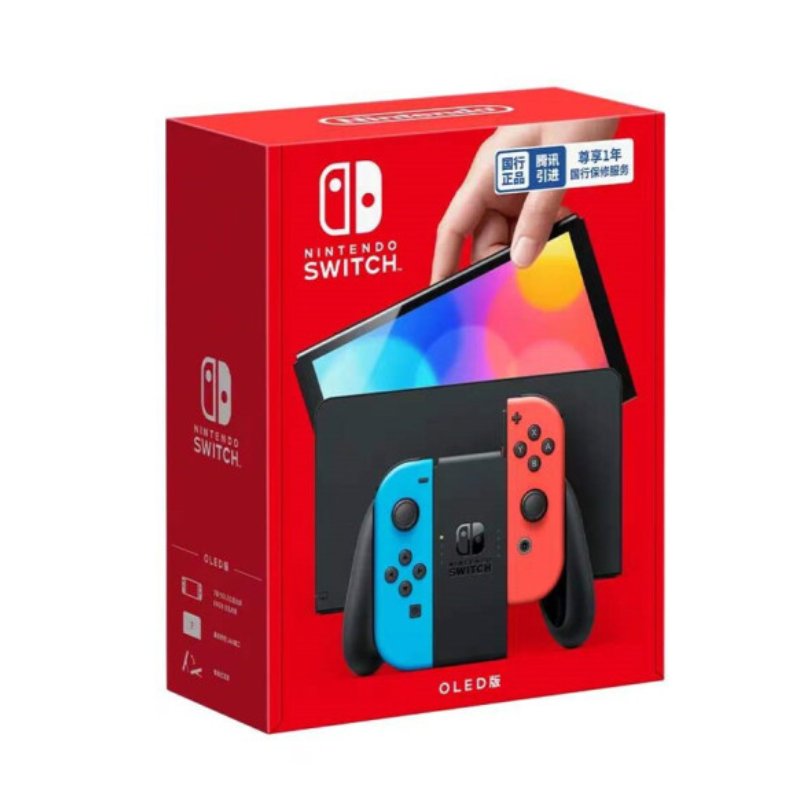 任天堂switch游戏机ns 续航增强 体感运动游戏 新款switch oled国行版 红蓝主机+塞尔达荒野之息