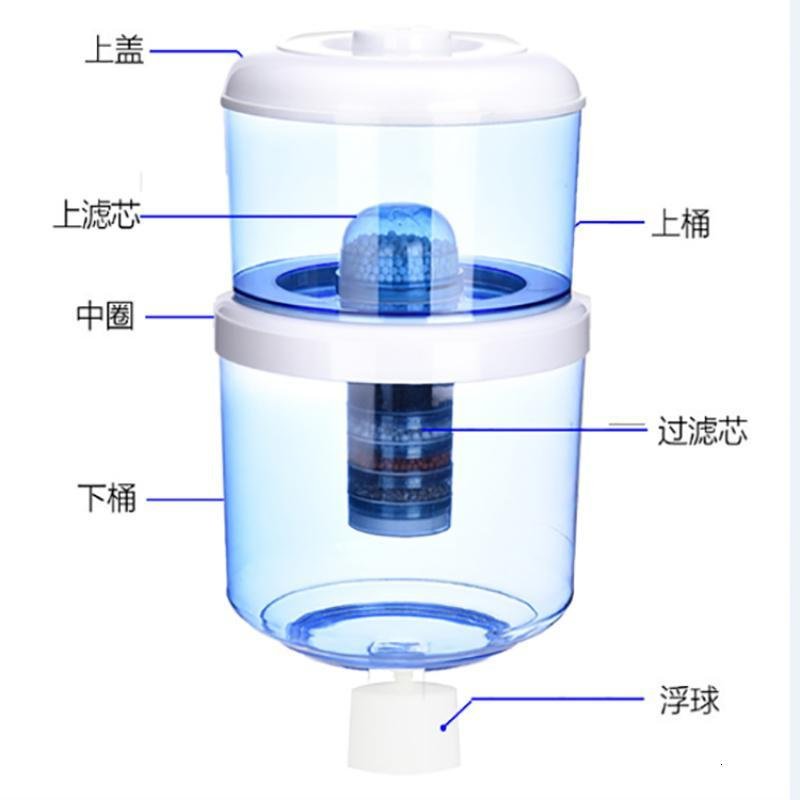 净水桶 饮水机过滤桶 饮水机用直饮净水器家用厨房过滤器特价 A17（18升八层过滤）_345_497