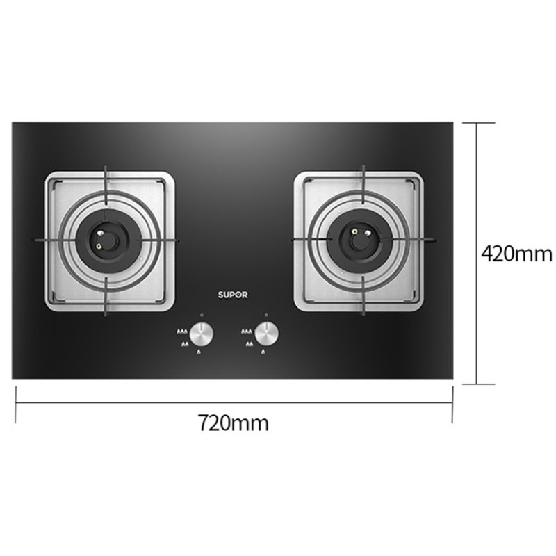 苏泊尔 (SUPOR) 燃气灶 B30家用煤气灶双灶嵌入式炉灶天然气灶液化气灶台式 （液化气） 燃气灶
