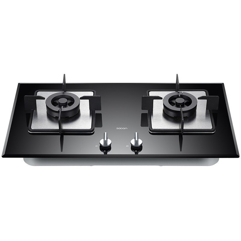 液化气-4.6kw 帅康（Sacon） 5kw 四层防爆钢化玻璃煤气灶双灶 嵌入式燃气灶具00R318
