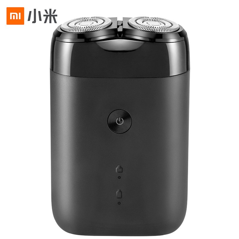 小米 米家电动剃须刀s100 胡须刀 旋转双刀头 全身水洗 静音马达 90