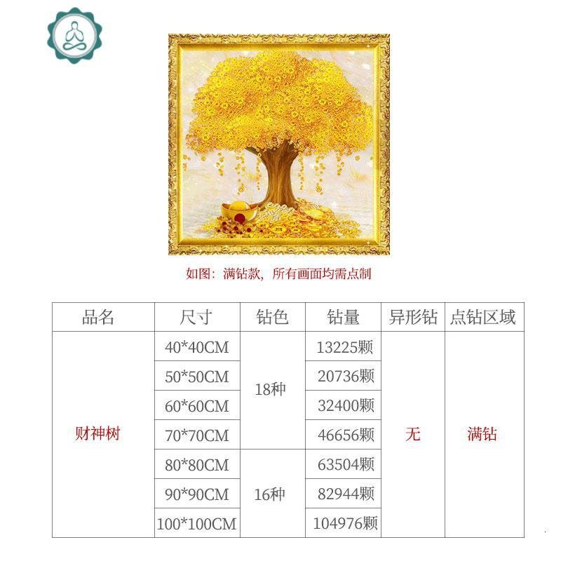 2020新款5D钻石画满钻带框客厅金满地小幅小件点贴砖十字绣2019 封后 满钻【40*40CM】钻量多30%_186