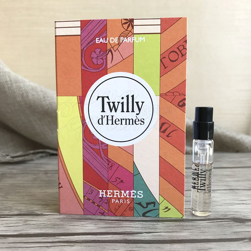 爱马仕（HERMES） 2017秋季限量新款twilly晚香玉丝巾 丝带EDP浓香水 2ml