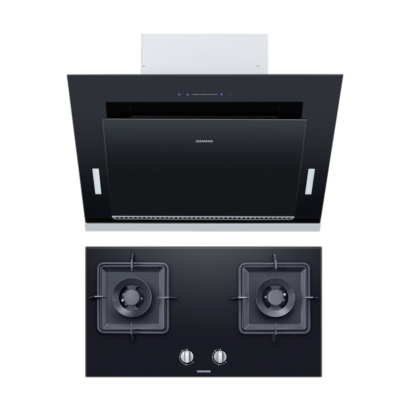 西门子(siemens)油烟机灶具套装天然气 侧吸自清洁 4z87k8