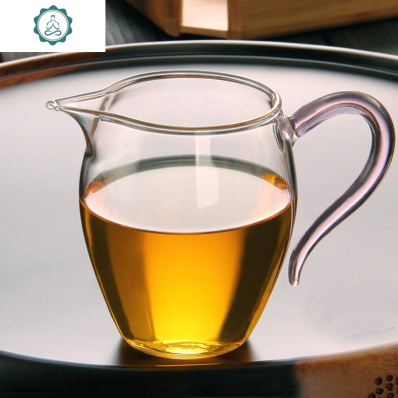 加厚耐热玻璃分茶器茶滤 大号玻璃公道杯鹰嘴公杯 功夫茶茶道配件 封