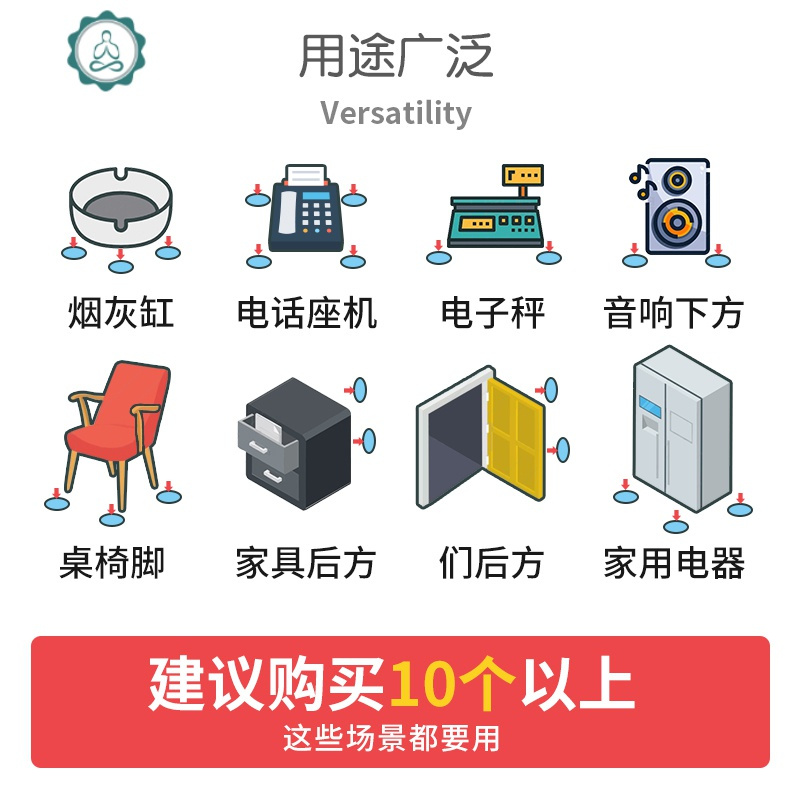 卡通3d立体防撞贴防磕碰冰箱后硅胶家用保护床头防磕碰墙贴自粘 封后 动物4只装B+海星5只装 大