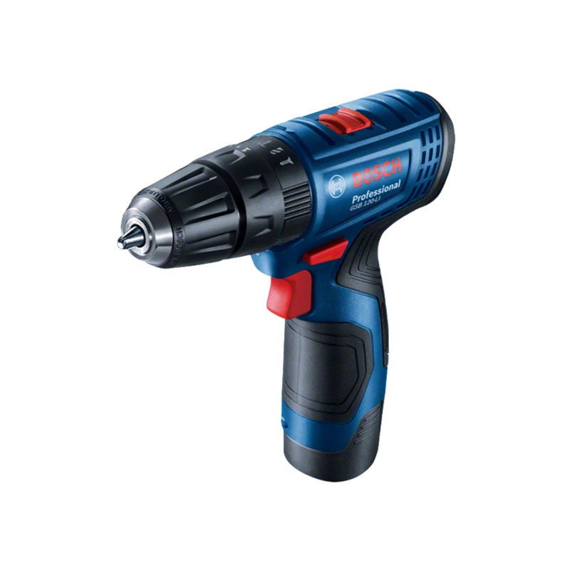 博世（BOSCH）充电式冲击钻锂电电钻手钻12V电动螺丝刀电动工具 【GSB120一块电池】送批头+博世套筒+27件套