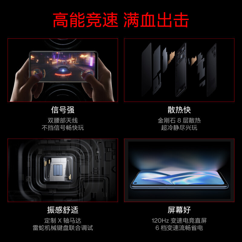 一加 Ace 竞速版 8GB+128GB 光速蓝 天玑8100-MAX 67W闪充 移动联通电信全网通5G手机s