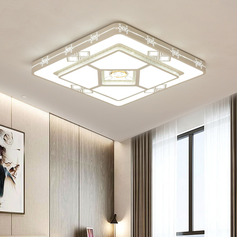 led吸顶灯客厅卧室吊灯具闪电客家用现代简约大气饰创意套餐2020年