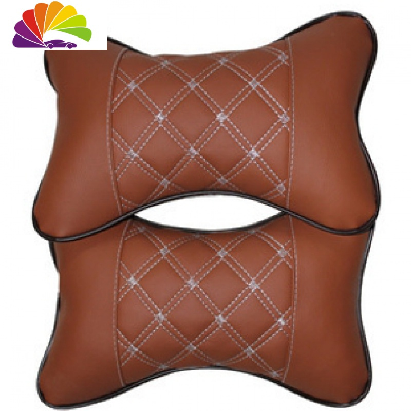 汽车头枕护颈枕车用一对可爱车载车上座椅靠枕车载小枕头小车抱枕