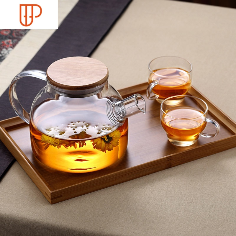 透明玻璃法式下午茶茶具水果茶壶英式套装家用加热果茶泡茶煮花茶