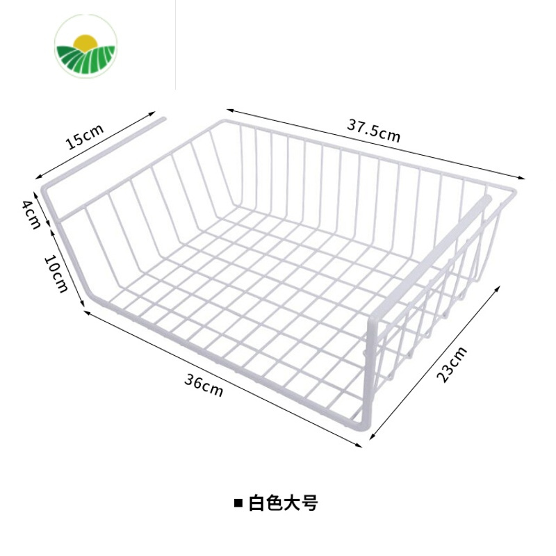 三维工匠宿舍上铺器桌下挂篮分层隔板床头置物架学生寝室衣柜橱收纳挂架 白色大号❤2021升级加固 【】