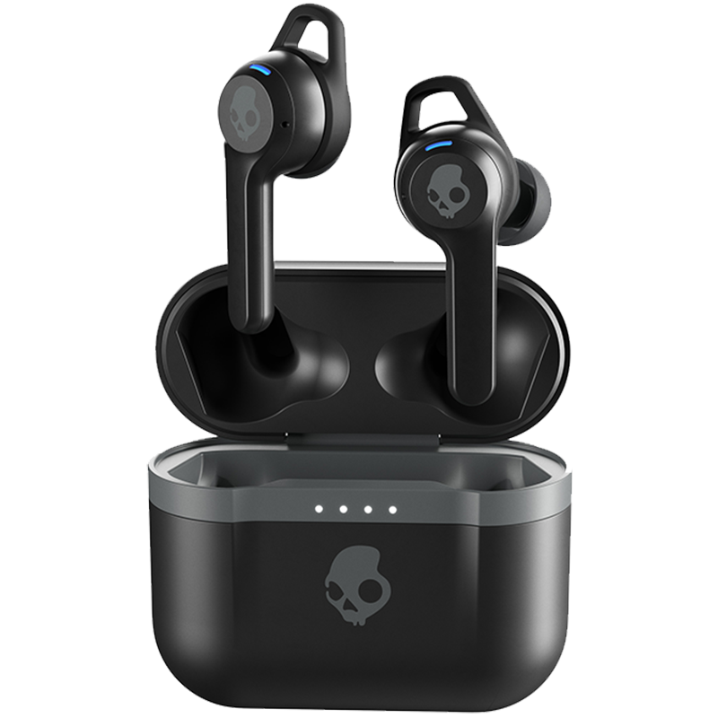 Skullcandy 骷髅头INDY EVO真无线蓝牙耳机 运动跑步健身耳机 IPX55防水防汗 纯黑色