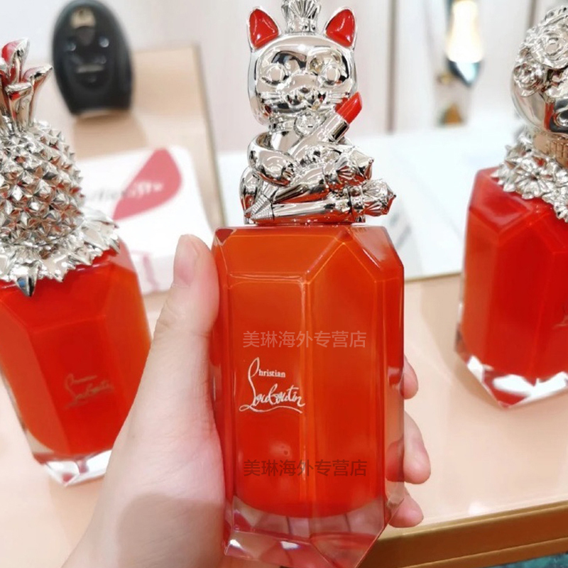 克里斯提·鲁布托(Christian Louboutin)CL萝卜丁红瓶香水90ml Loubidoo招财猫瓶盖款