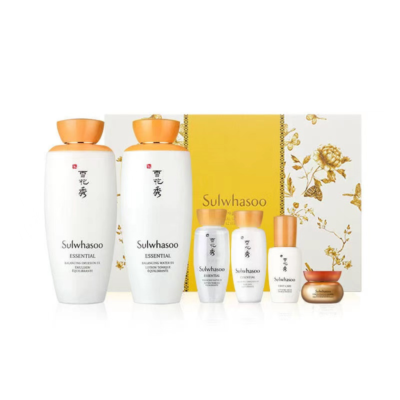 Sulwhasoo 雪花秀 滋盈人参水乳两件套 水125ml乳125ml水15ml 乳15ml精华8ml