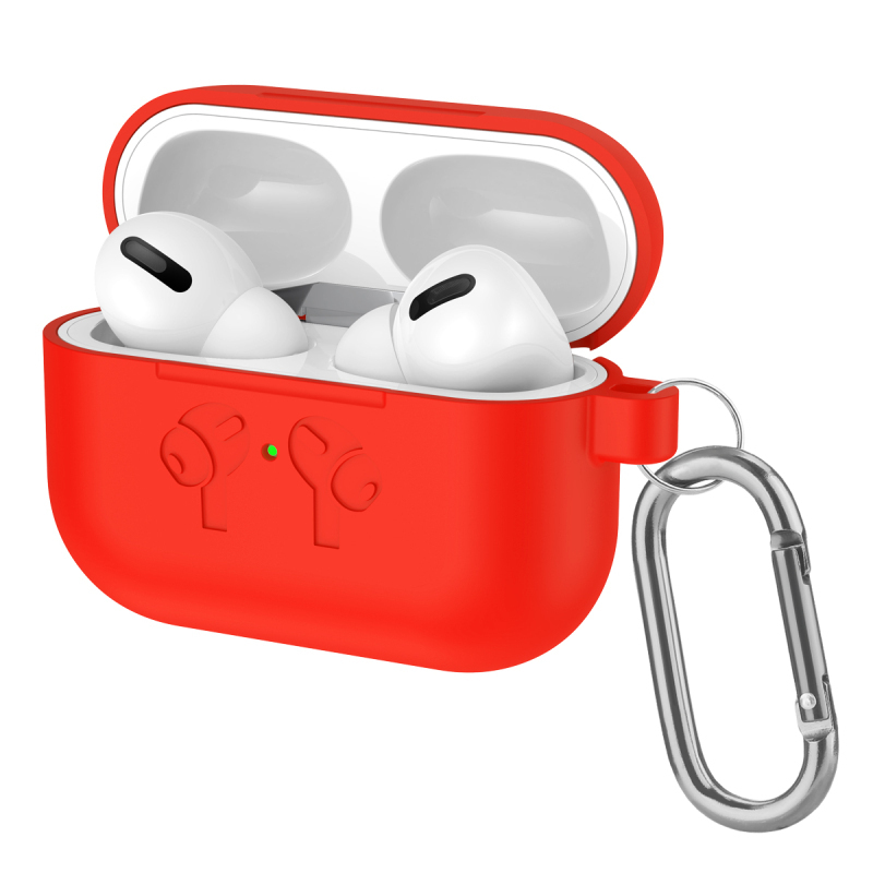 可波 airpods pro保护套/3代苹果无线蓝牙耳机防滑套防尘防摔液态硅胶轻薄收纳盒防指纹 1代2代潮防滑个性e